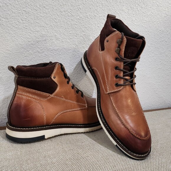Reserved Footwear Kappa Men's Leather Ankle Boots. - Picture 4 of 12